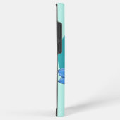 Coque Samsung Galaxy Blue Blossom Elegance" conception de boîtier télép (Côté droit)