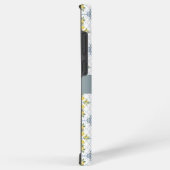 Coque Samsung Galaxy Blue Tile French Country Lemon Name Monogram (Côté droit)