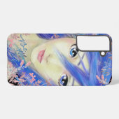 Coque Samsung Galaxy Blues Ont Il Originale Anime Girl (Verso Horizontal)