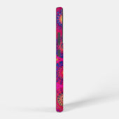 Coque Samsung Galaxy Bobo moderne rouge violet jaune géométrique (Côté droit)