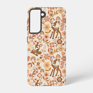 Coque Samsung Galaxy Boeuf mignon cerf modèle floral