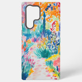 Coque Samsung Galaxy Boho Abstract Wildflower Garden (Verso)