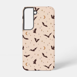 Coque Samsung Galaxy Boho Bats et étoiles Motif d'Halloween