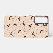 Coque Samsung Galaxy Boho Bats et étoiles Motif d'Halloween (Verso Horizontal)
