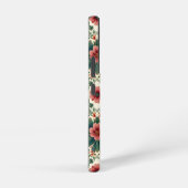 Coque Samsung Galaxy Boho Flower Magic - dans les tons vert et rose (Côté droit)