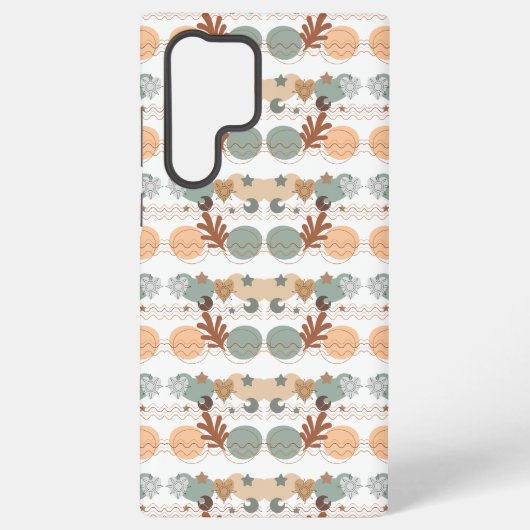 Coque Samsung Galaxy Boho modern geometric wallpaper (Verso)