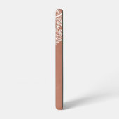 Coque Samsung Galaxy Boho Terracotta Mandala Nom personnalisé (Côté gauche)