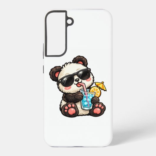 Coque Samsung Galaxy Boisson Cool Panda (Verso)