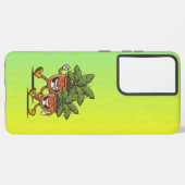 Coque Samsung Galaxy Boîte de téléphone à fleurs à pied (Côté gauche)