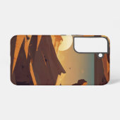 Coque Samsung Galaxy Boîtes téléphoniques Sunrise Over Sand Dunes (Verso Horizontal)