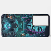 Coque Samsung Galaxy Boîtier Cyber Hacker Samsung (Côté gauche)