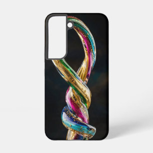 Coque Samsung Galaxy Boîtier de sculpture en verre de Murano luxe Jewel