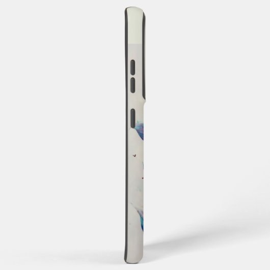 Coque Samsung Galaxy Boîtier de téléphone à fleurs blanches (Côté droit)