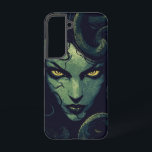 Coque Samsung Galaxy Boîtier de téléphone à lunettes de forêt enchâssée<br><div class="desc">Une figure mystérieuse aux yeux percés et aux teintes de forêt émerge des ombres,  parfaite pour les amateurs d'imaginaires et les rêveurs de forêts.</div>