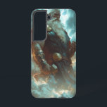 Coque Samsung Galaxy Boîtier de téléphone Astral Horse<br><div class="desc">Un cheval féroce vêtu de flammes cosmiques s'élève vers l'avant,  symbolisant la puissance,  le mouvement,  et un lien avec les étoiles.</div>