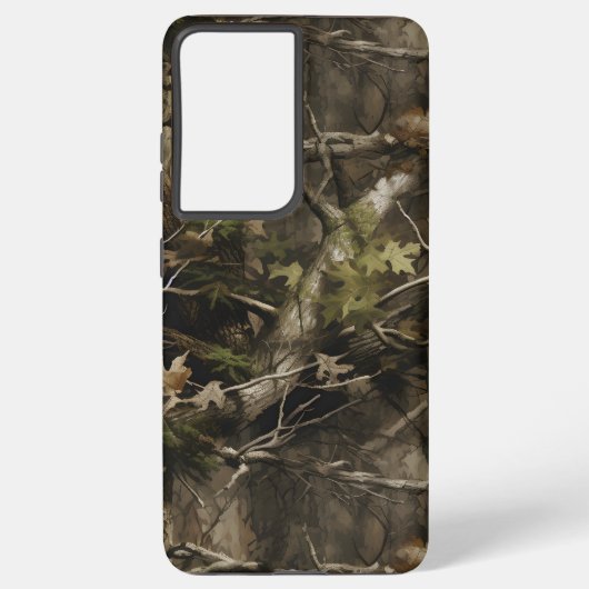 Coque Samsung Galaxy Boîtier de téléphone Camouflage en Arbre réel (Verso)