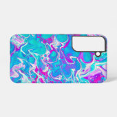 Coque Samsung Galaxy Boîtier de téléphone cellulaire en marbre liquide (Verso Horizontal)