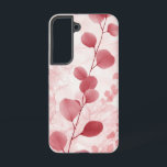 Coque Samsung Galaxy Boîtier de téléphone du fabricant de vélos rose<br><div class="desc">Des formes gracieuses,  semblables à des feuilles,  s'élèvent dans un ton délicat. Ce design offre une représentation douce et artistique de la beauté naturelle.</div>