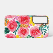 Coque Samsung Galaxy Boîtier de téléphone floral (Verso Horizontal)