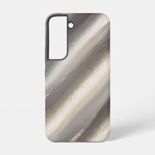 Coque Samsung Galaxy Boîtier de téléphone Silver et Gold de luxe