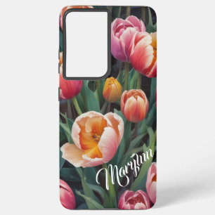 Coque Samsung Galaxy Boîtier de téléphone Tulip Flower