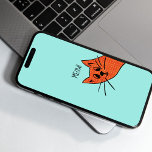 Coque Samsung Galaxy S10 Boîtier de téléphone Whimssical Curious Ginger<br><div class="desc">Un chat gingembre cheeky qui regarde autour du coin du produit. entièrement personnalisable sur l'arrière - plan et le message.</div>