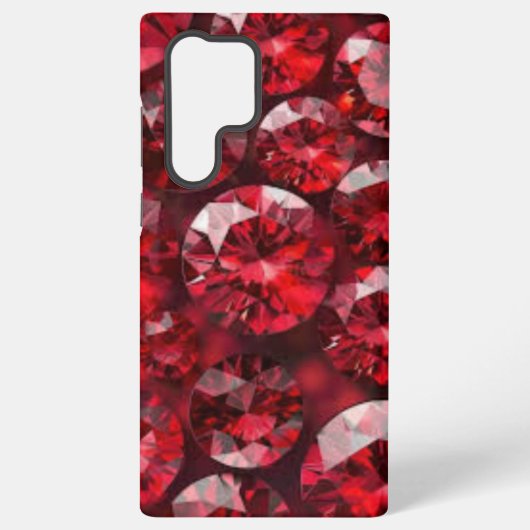 Coque Samsung Galaxy Boîtier iPhone / iPad Rubis Rouges (Verso)