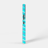 Coque Samsung Galaxy Boîtier téléphonique à ondes bleues (Côté droit)