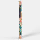 Coque Samsung Galaxy Boîtier téléphonique Arabesque Pink Turquoise Sams (Côté droit)