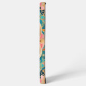Coque Samsung Galaxy Boîtier téléphonique Arabesque Pink Turquoise Sams (Côté gauche)