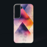 Coque Samsung Galaxy Boîtier téléphonique de la géométrie néon<br><div class="desc">Des formes géométriques lumineuses,  roses néons et violets,  créent un look audacieux et futuriste,  avec une allure énergique.</div>