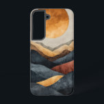 Coque Samsung Galaxy Boîtier téléphonique Ember Mountain Glow<br><div class="desc">Des collines verdoyantes se prélassent sous le soleil ambré dans cette silhouette de montagne spectaculaire et puissante.</div>