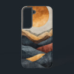 Coque Samsung Galaxy Boîtier téléphonique Ember Mountain Glow<br><div class="desc">Des collines verdoyantes se prélassent sous le soleil ambré dans cette silhouette de montagne spectaculaire et puissante.</div>