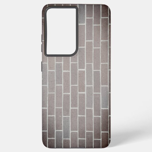 Coque Samsung Galaxy Boîtier téléphonique en brique Brown foncée (Verso)