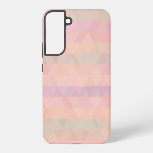 Coque Samsung Galaxy Boîtier téléphonique géométrique Pastel Triangles (Verso)