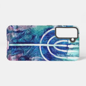 Coque Samsung Galaxy Boîtier téléphonique Hanoukka Menorah Samsung Gala (Verso Horizontal)