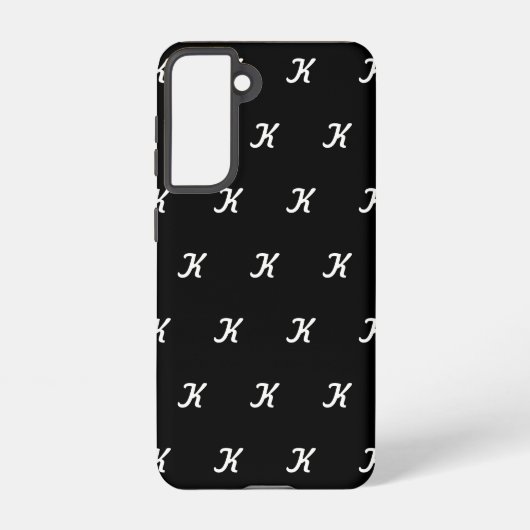 Coque Samsung Galaxy Boîtier téléphonique initial (noir et blanc) (Verso)