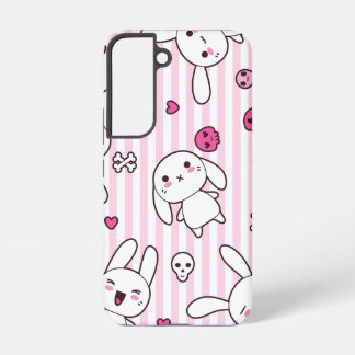 Coque Samsung Galaxy Boîtier téléphonique Kawaii Bunny Goth - Cute Rose
