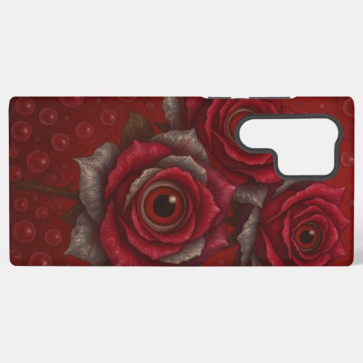 Coque Samsung Galaxy Boitier téléphonique Rose rouge (Verso Horizontal)