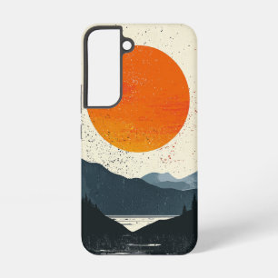 Coque Samsung Galaxy Boîtier téléphonique Silhouette Amber Ridge