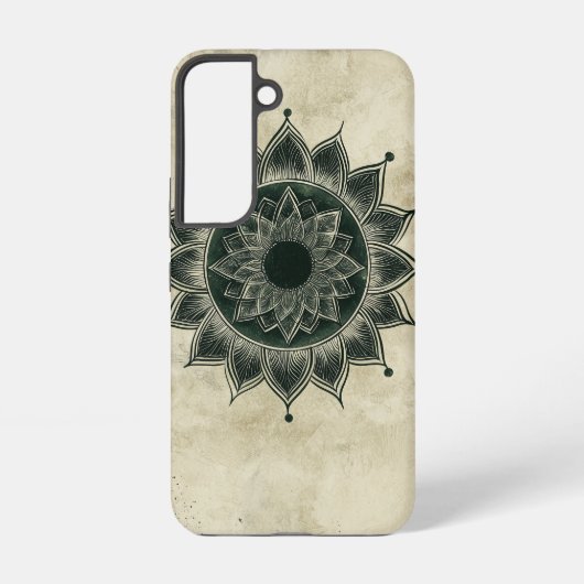 Coque Samsung Galaxy Boitier téléphonique Sun Mandala Roots (Verso)