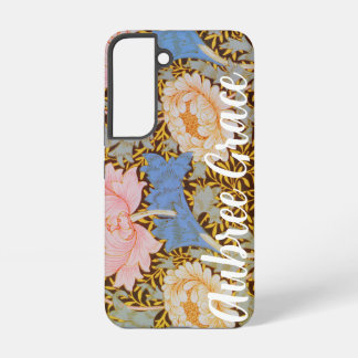Coque Samsung Galaxy Bold Floral Wm Morris Add a Name