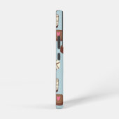 Coque Samsung Galaxy Bonbons au chocolat Monogramme Confiserie (Côté droit)