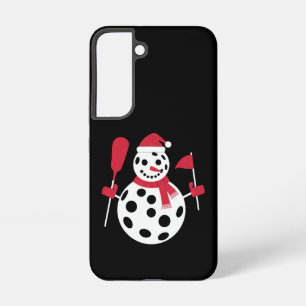Coque Samsung Galaxy Bonhomme de neige famille chapeau de Père Noël Xma