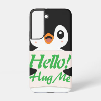Coque Samsung Galaxy Bonjour ! Fais-moi un câlin - personnalisation de
