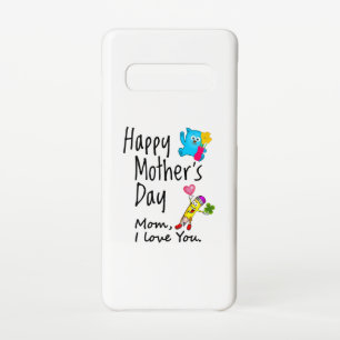 Coque Samsung Galaxy S10 Bonne fête des mères. Maman, je t'aime.
