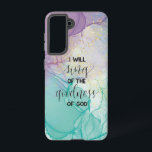 Coque Samsung Galaxy Bonté de Dieu<br><div class="desc">"Et toute ma vie Tu as été fidèle Et toute ma vie Tu as été si bon,  si bon Avec chaque souffle que je suis capable Oh,  je chanterai la bonté de Dieu" Un joli rappel de Bethel Music</div>