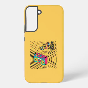 Coque Samsung Galaxy Boombox audio rétro.