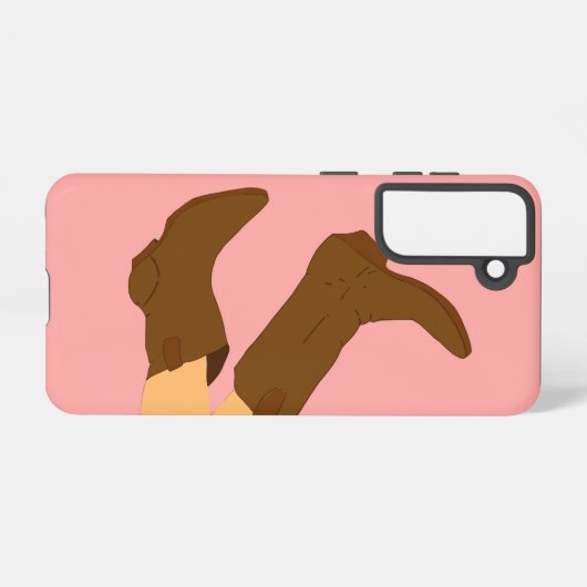 Coque Samsung Galaxy Bottes Cowboy (Verso Horizontal)