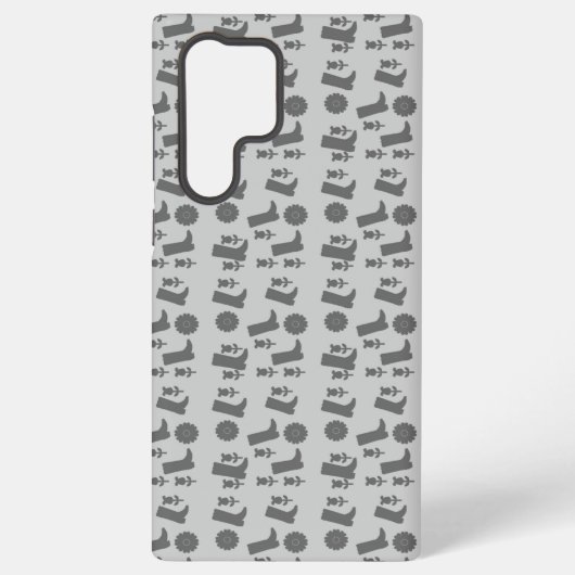 Coque Samsung Galaxy bottes grises (Verso)